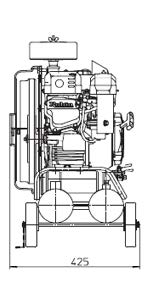 (010017)5HPエンジンコンプレッサー（3.7KW）