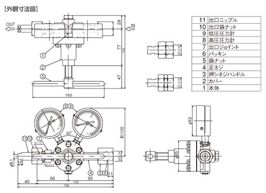(042043) 窒素メーター(KR-30H)