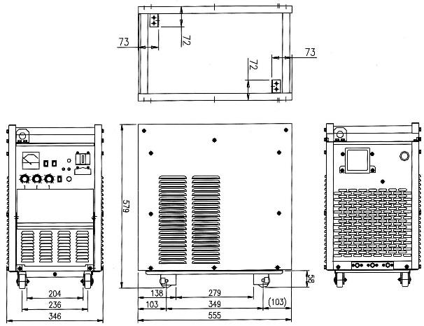 (050023) 200V×300ATIG溶接機(VRTP300S6)ダイヘン