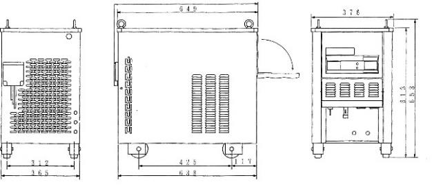 (050024) 200V×300A交直両用TIG溶接機(VTR-300S2)ダイヘン